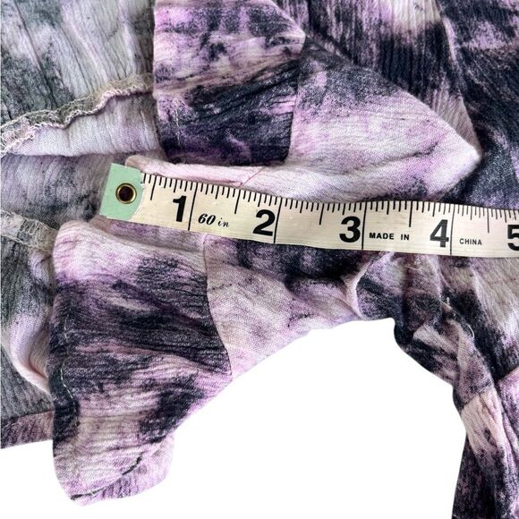 🌴 Art Class XL (14/16) Girls Purple Tie-Dye Ruffle Romper - Picture 9 of 12